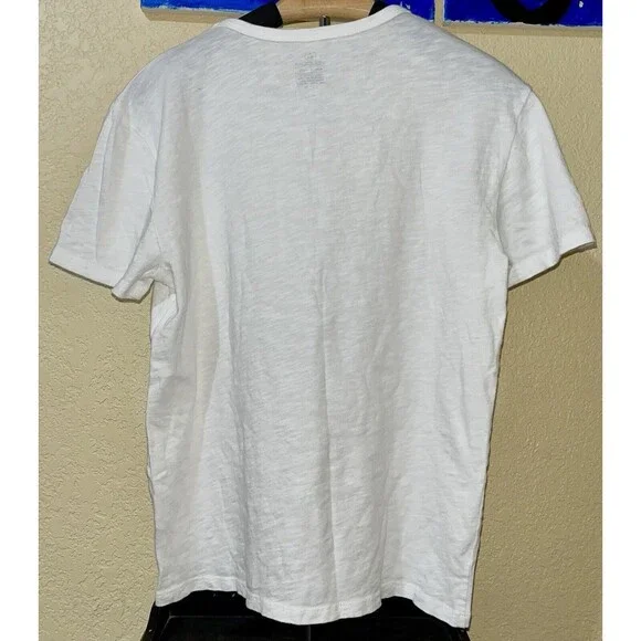 Volcom T-Shirt Men's Size Small S Short Sleeve Pocket Crew Neck White - Picture 2 of 6